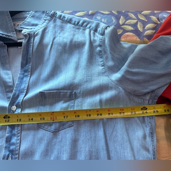 Frank & Eileen, Eileen lightweight denim button down, size XL - Picture 5 of 5